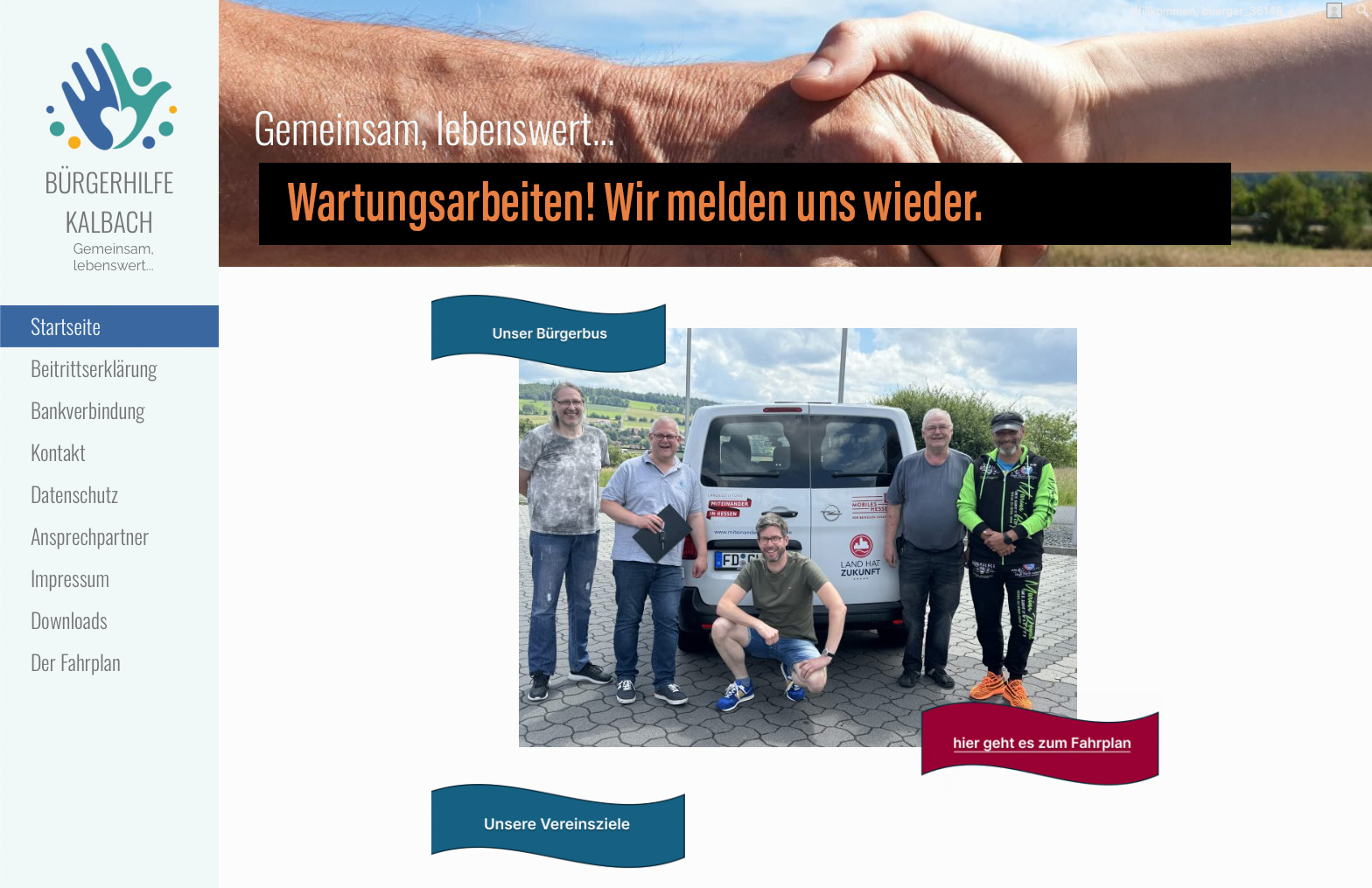 Wartungsarbeiten! Wir melden uns wieder.